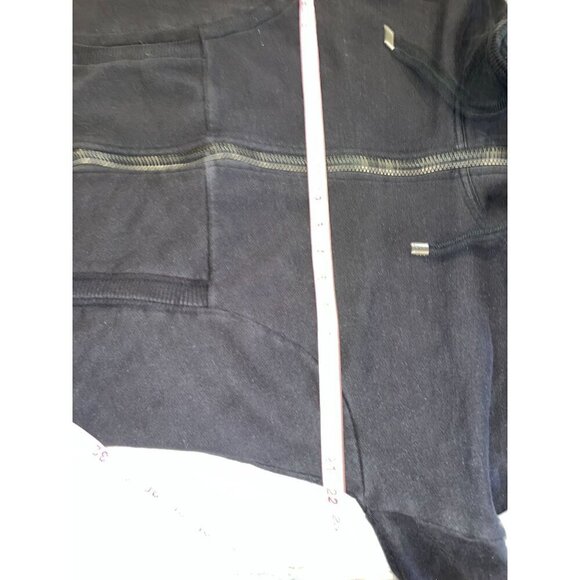 Athleta Womens Black Full-Zip Hoodie Sweatshirt Size Medium - Picture 5 of 7